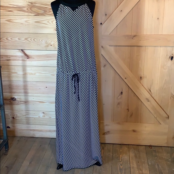 Dresses & Skirts - Maxi Dress Black white Striped